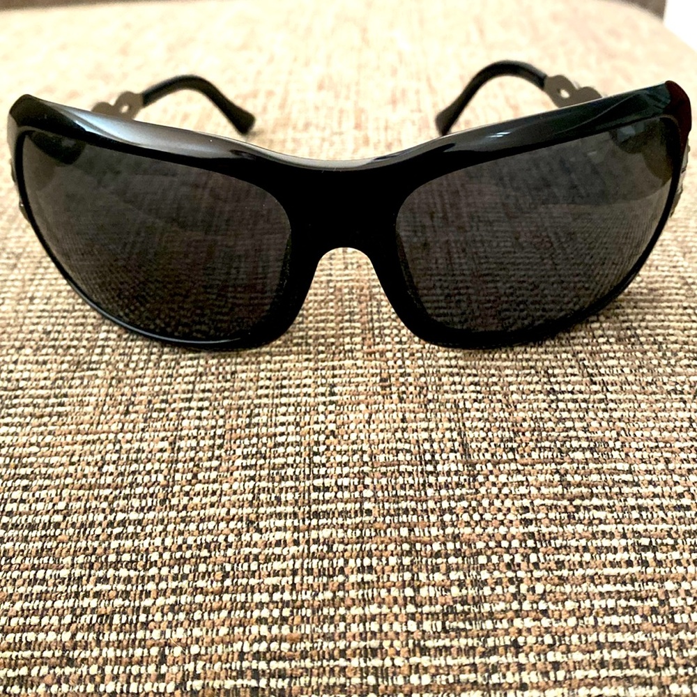 Versace Black Sunglasses. Pristine Condition. - image 1